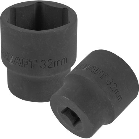 Bussola corta a 6 punte da 32 mm (1/2")