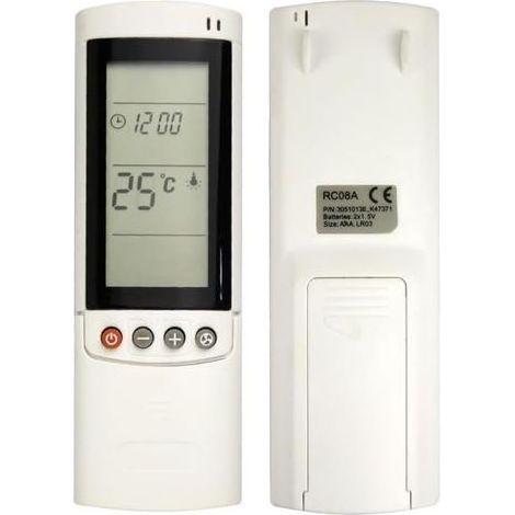 Fernbedienung für Airwell RC08A Klimaanlagen, Wärmepumpen und Wechselrichter. (Markenname: Airwell Klimaanlage RC08A) (1/5)