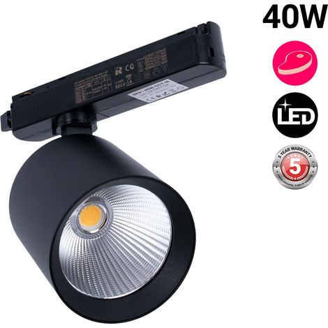 Faretto LED a binario monofase 40W - Macellerie