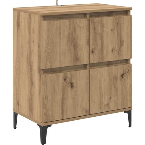 Maison Exclusive - Vitrina Roble artesanal 60 x 35 x 70 cm