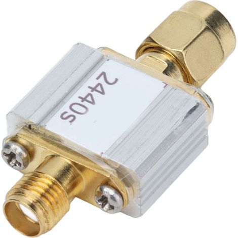 Filtre Passe-Bande 2.4 GHz en Métal pour Zigbee, WiFi, Bluetooth - Connecteur SMA, Module FBP-2440s