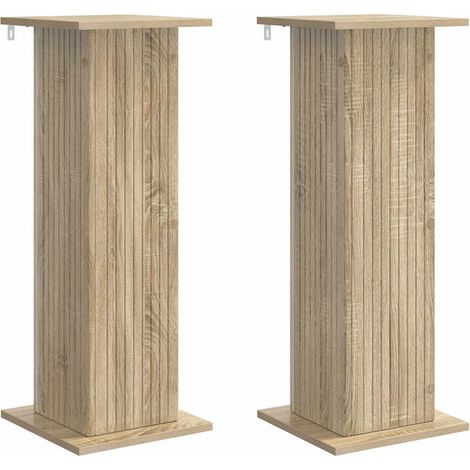 Maison Exclusive - Supporto per piante 2 pcs Rovere Sonoma 30,5 x 30 x 80,5 cm