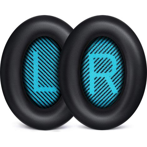 Coussinets d'oreille pour Casque Bose, Coussinets Casques pour Bose QuietComfort 35II / QC35 / QC25 / QC15 / Ae2 / Ae2i / Ae2w / SoundTrure/SoundLink - Oreillette de Remplacement pour