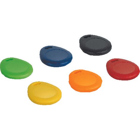 Bticino – Lot de 6 badges de couleur pour contrôle d'accès – Compatibles platine Linea 3000 BT343091 – Utilisation professionnelle – Installation rapide (1/2)