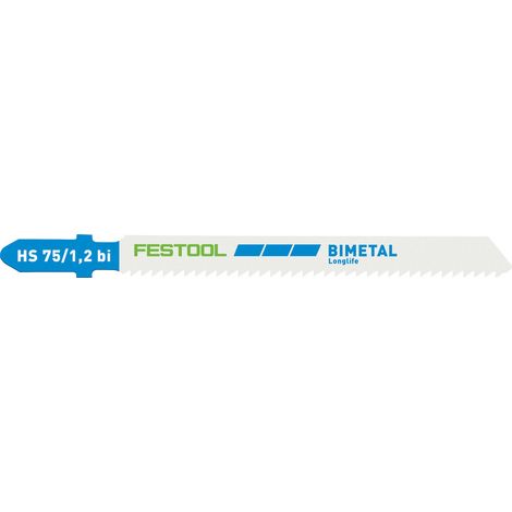 Festool 204270 Stichsägeblatt METAL STEEL/STAINLESS STEEL HS 75/1,2 BI/5 5 St.