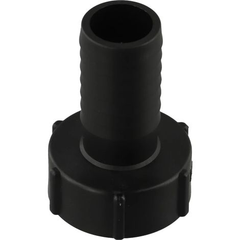 (1 pièce) 1 pièce Réservoir d'eau IBC 1000L 38 mm Adaptateur pour tuyau d'arrosage noir Outil d'installation pour fût IBC Accessoires de jardin (1/4)