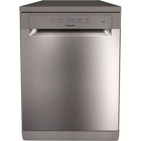 Lave-vaisselle 60 cm 14 couverts – Classe énergétique E – 5 programmes – Conso. eau 9.5L/cycle – Inox avec départ différé (1/5)