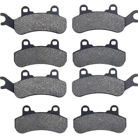 Jeu de 8 plaquettes de frein avant et arrière pour moto Can-Am Maverick X3/MAX/Sport/Trail 715900380 715900379 (1/5)