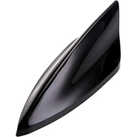 YMYNY Autoantenne, Auto Fahrzeug Haifischflosse, Universal Haifischflosse Dachantenne, Dachantenne mit wasserdichtem Klebesockel, Schwarz (1/4)