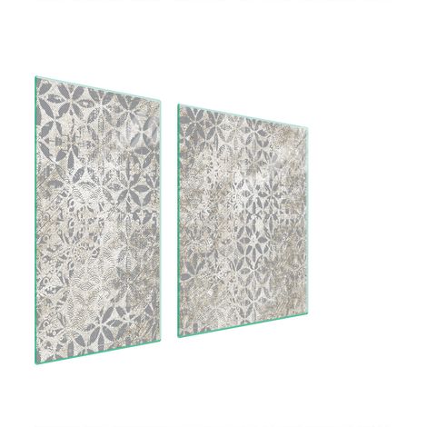 PLACA PROTECTORA DE VIDRIO PARA ESTUFA 90x52 GRIS (1/5)