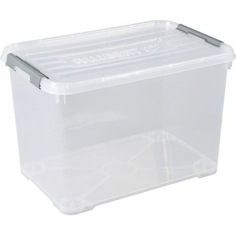 Curver 243865 Bac en plastique HANDY fermé, empilable (l x H x P) 400 x 390 x 600 mm transparent 1 pc(s)