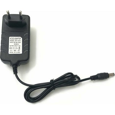 Transformateur pour luminaire 24W 24V 1.5A – Prise 220V à DC 24V – Courant constant pour lampes à ongles LED – IP20 usage intérieur (1/4)