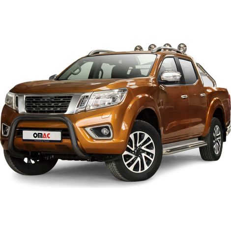 Pare-Buffle Avant Pour Nissan Navara NP300 2015-2026 Acier Noir (1/5)