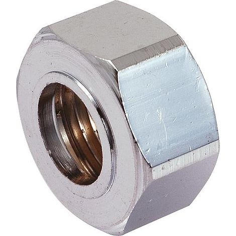 Raccord laiton Ecrou à collet battu chromE 8374GC 10-3/8"