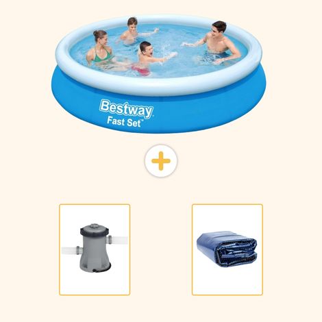 Bestway Bestway Fast Set Ronde - 366x76 cm - 3-pièces  S22276 (1/5)