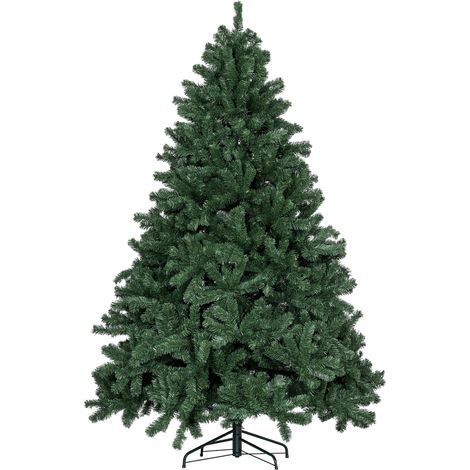 Sapin de Noël artificiel 210 arbre de Noël avec support en métal pliable, 1674 branches, décoration de Noël réaliste (1/5)