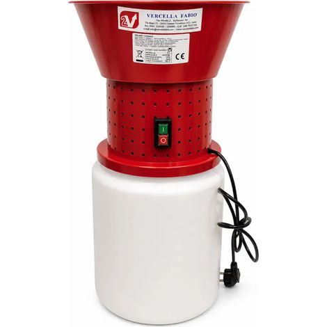 Moulin à céréales électrique Vercella ET, bidon 20 L et 4 grilles (1/5)