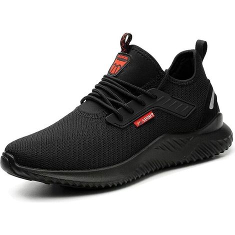 Chaussures de Sécurité Homme Femme Legere Baskets de Sécurité Chaussure de Travail Embout Protection Acier Chaussure de Chantier Antidérapantes,42, (1/5)