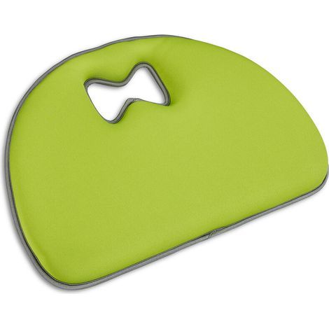 Cuscino inginocchiabile Relaxdays Garden, supporto per ginocchia, universale con maniglia, tappetino per ginocchia, verde (1/5)