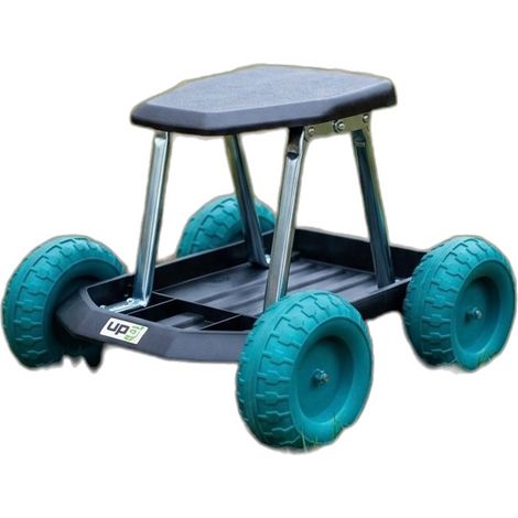 UPP Garten Rollsitz mit Werkzeugablage (1/3)
