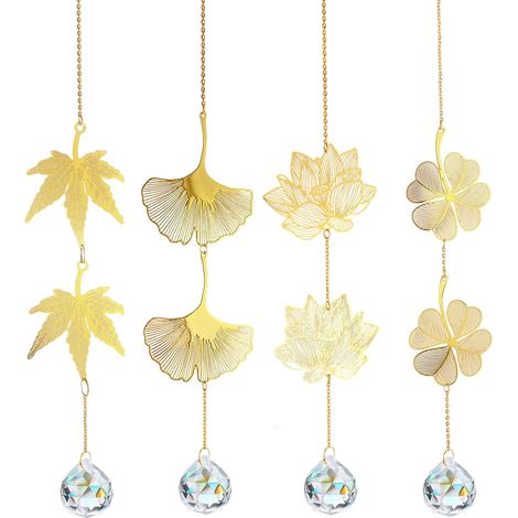 Kristall-Sonnenfänger, bunter Kristall-Sonnenfänger-Prismenanhänger, Sonnenfänger (1/5)