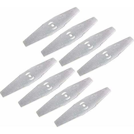 Coupe Bordure Lame De Rechange, 16Pcs Lames Métal Coupe Bordure, Lame Tondeuse à Gazon Universelle, pour Coupe Bordure sans Fil Garniture De Jardin,Metal Blade (1/3)