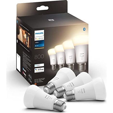 Philips Hue White Pack 4 Ampoules LED Blanc