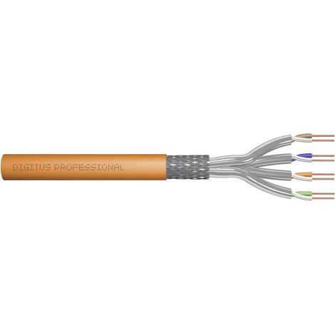 Digitus DK-1743-VH-025 Cavo installazione CAT 7 S/FTP Arancione 25 m (1/5)