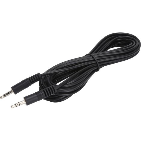 Câble audio auxiliaire mâle-mâle de 5 m avec prise jack 3,5 mm pour écouteurs. (1/5)