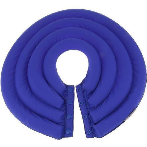 Coussinet de cou imperméable pour chien, fabriqué en nylon creux.-M-Blue (1/5)