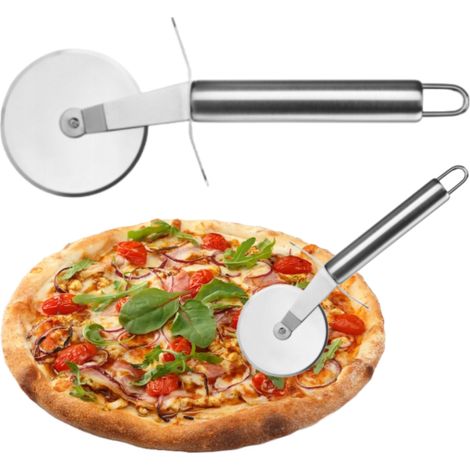 Cortador de pizza redondo de acero inoxidable de 7,5 cm (1/3)