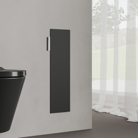 Kronenbach Cube Design WC-Modul 60 cm - Unterputz, Glasfront, Anschlag rechts (1/5)
