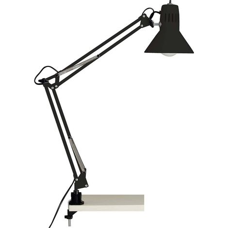 Brilliant Lampe, Hobby Schreibtischlampe schwarz, Metall, 1x A60, E27, 40W, normale Glühbirnen (nicht enthalten), A++ (1/2)