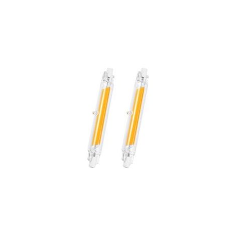 2er-Pack R7S LED-Lampen, 118 mm, 20 W, dimmbar, Kaltweiß 6000 K, entspricht 200 W Halogenlampe, für den Innen- und Außenbereich (1/5)
