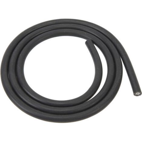 Câble d'allumage de 7mm, longueur de 1M, gaine en PVC, noyau en cuivre isolé pour moteur de voiture et de moto, noir