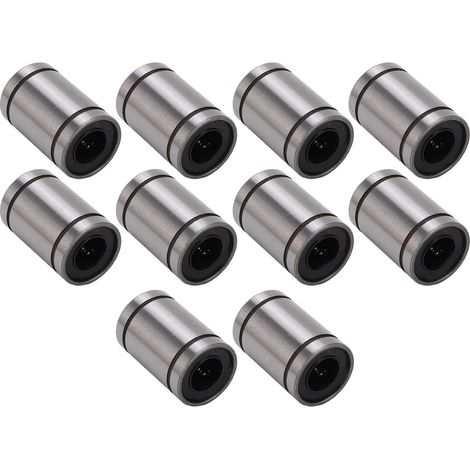 10 Stück LM10LUU Linearlager aus legiertem Stahl, Kugellager für 3D-Drucker und Graviermaschinen (1/5)