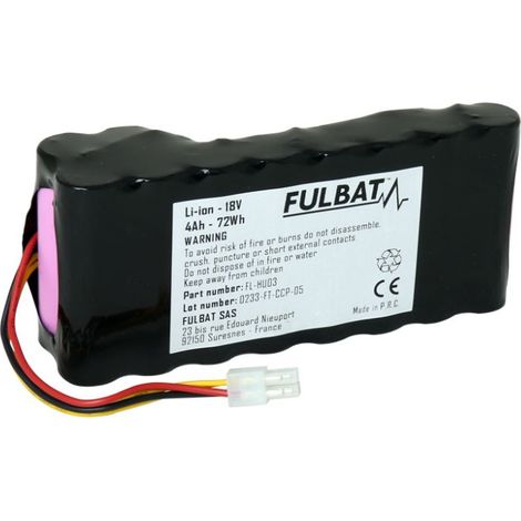 Batterie robot tondeuse Husqvarna 18V - 4Ah compatible 588146401, 589585701 (1/2)