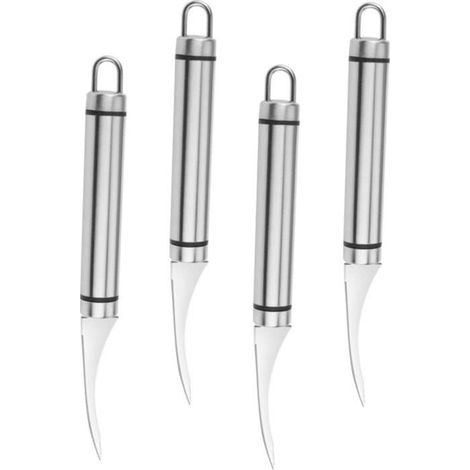 Lot de 4 trancheuses de coquilles de crevettes Éplucheur de crevettes de cuisine Outil de fruits (1/4)