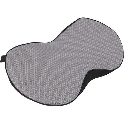 Coussin de siège de voiture, cuisse, hanche, réduction de la pression, ergonomique, léger, confortable, oreiller de soutien lombaire pour voitures, gris (1/5)