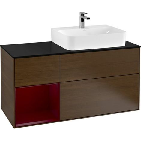 V&B Waschtischunterschrank Wandbeleuchtung Finion 120cm, Pl bla m, Reg li Peo, wal ven (1/2)
