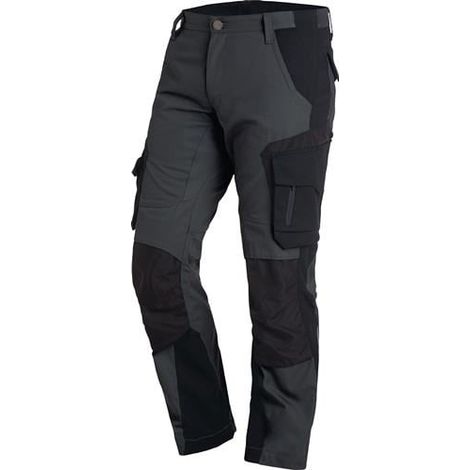 Pantalon de travail FLORIAN taille 54 anthracite/noir 50 % CO / 50 % PES