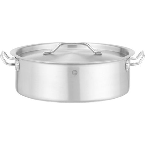 Olla baja Budget Line con tapa, 14,1 l de diámetro, 360 x 139 mm. (1/2)