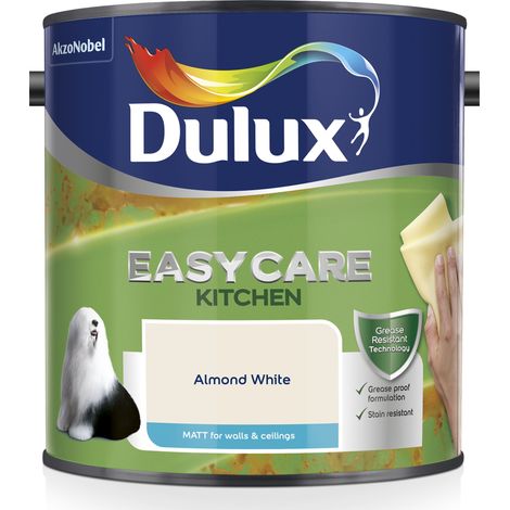 Dulux Easycare Kitchen Matt Emulsion Paint - 2.5L - Almond White