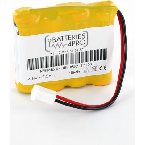 Batería 4.8V 2.5AhTiempo para CEFAR Activ X 4 y rehabilitación X 4