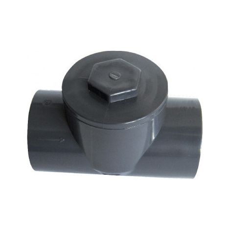 Rückschlagventil mit Klappe PVC-Druck Durchmesser 63mm (1/4)