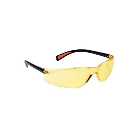 OCCHIALI DI PROTEZIONE STANGHETTE FISSE SPORT GIALLI - 6 pezzi EXCEL