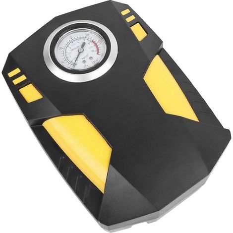 Gonfleur de pneus portable, compresseur d'air 12 V avec manomètre numérique pour voitures et véhicules