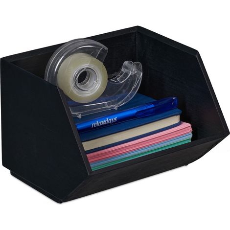 Stackable Bamboo Desk Organiser