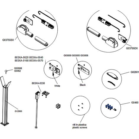 Cond. 6 pièces ampoule pour barrière 24V - G0460 CAME 119RIR095 (1/3)