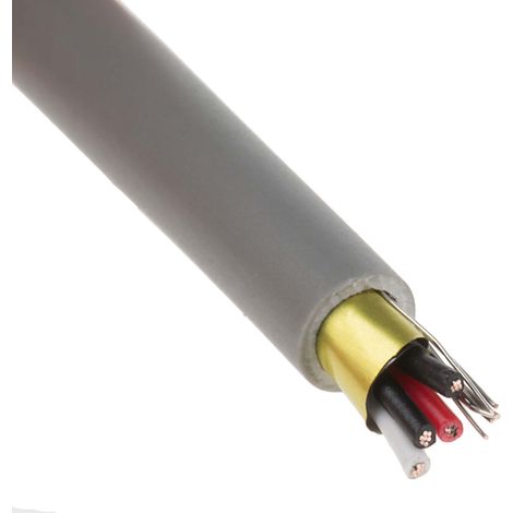 Câble industriel multipaire RS PRO , 2 paires 0,22 mm² 24 AWG Non blindé, 100m ( Prix pour Bobine de 100 Mètres )